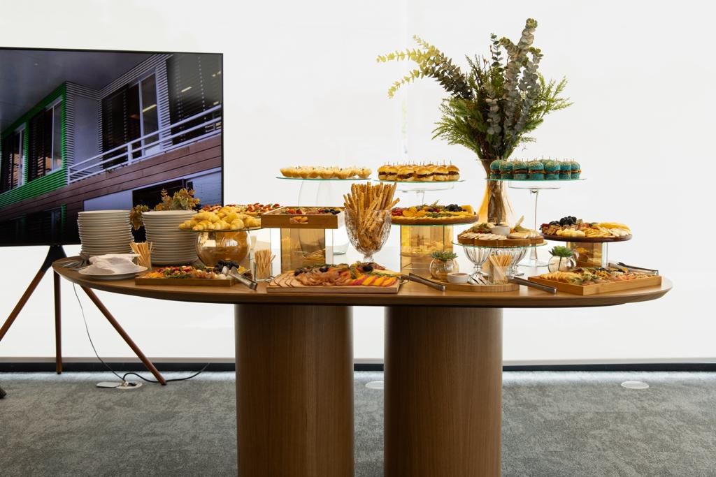 Serviço de buffet para eventos corporativos